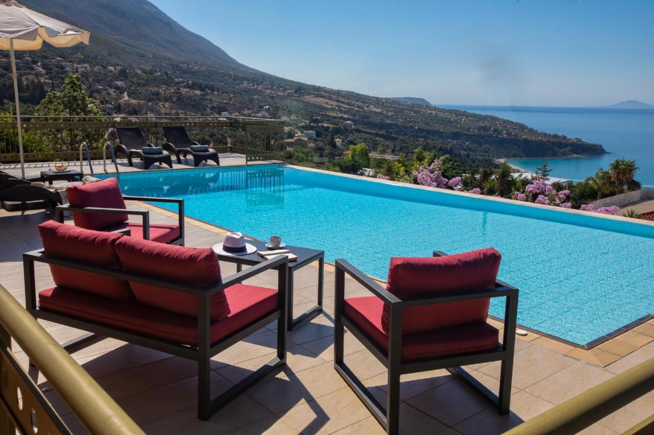 Lourdas Beach View Villa Vlachata Exterior foto
